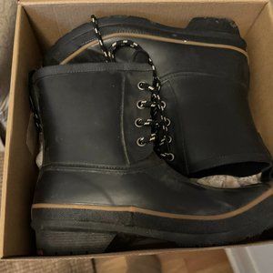 chooka Classic Rain Duck Boots, Size 8, Black